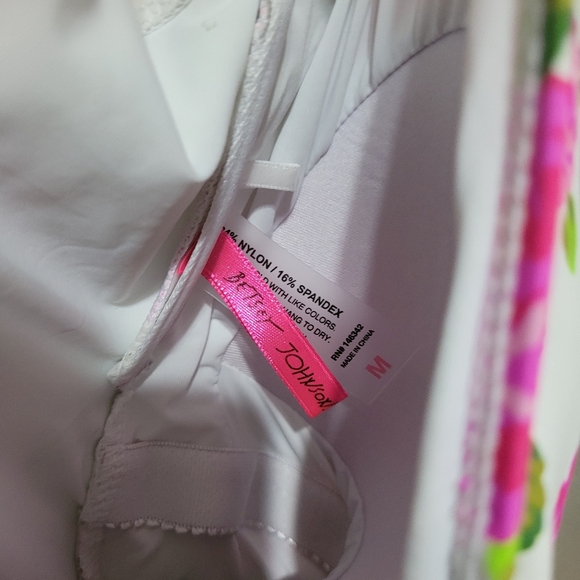 Betsey Johnson Love Always Betsey Print Floral one-piece swim dress - Picture 8 of 8